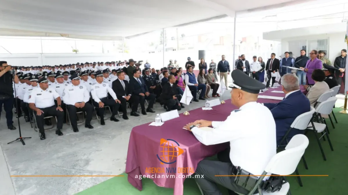 Transforman a la policía de Ecatepec con capacitación nacional de mandos  