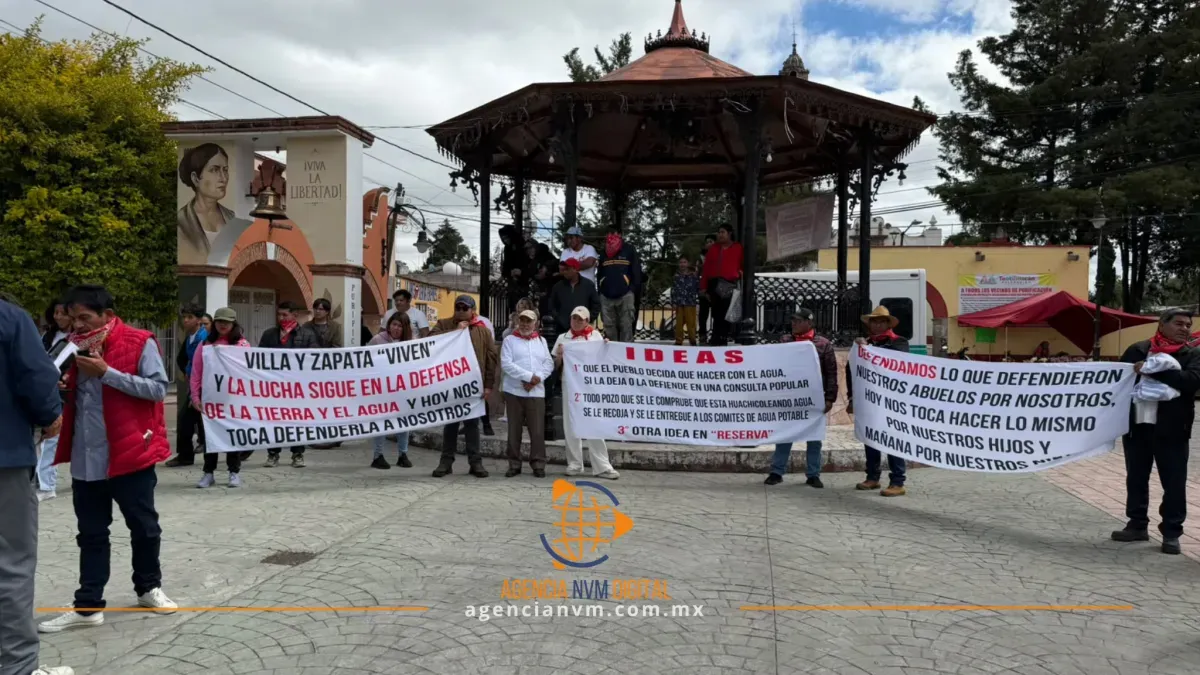 Denuncian saqueo masivo de agua en el Valle de Teotihuacán