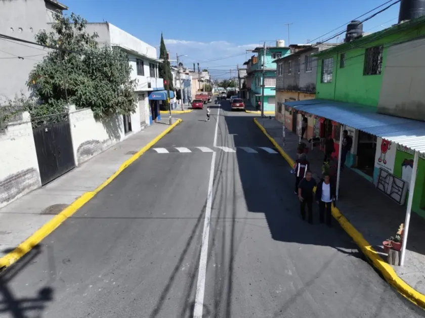 Mejoran infraestructura vial con obras de repavimentación en Ecatepec