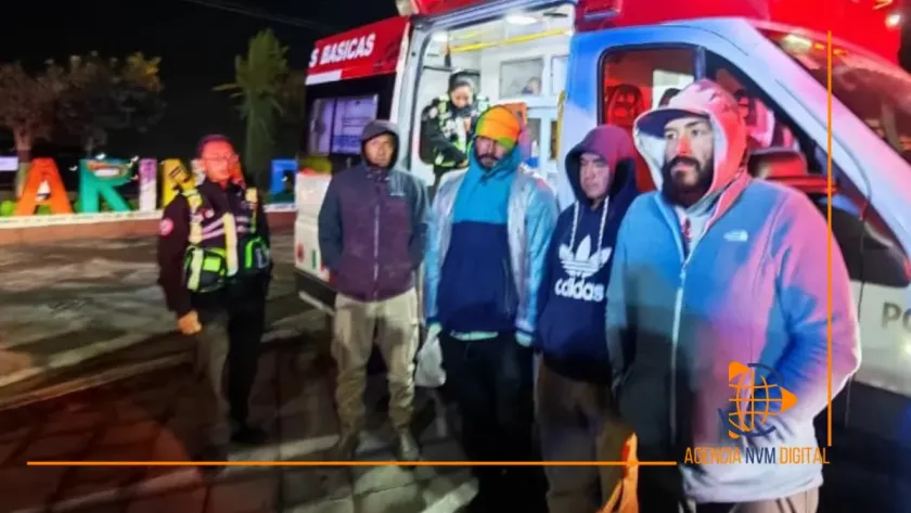 Rescatan a cinco personas extraviadas en el monte Tláloc