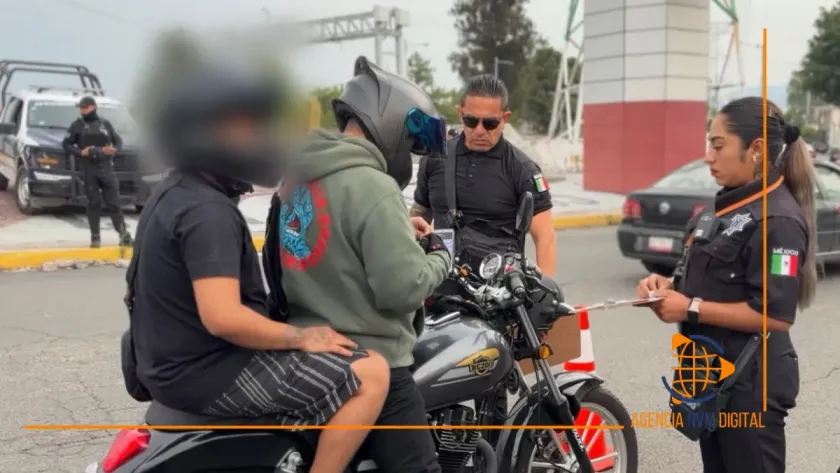 Recuperan 85 motocicletas en operativos de seguridad en Ecatepec