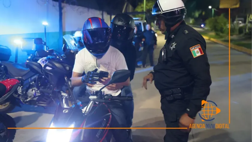 Implementan revisiones a motociclistas en Ecatepec