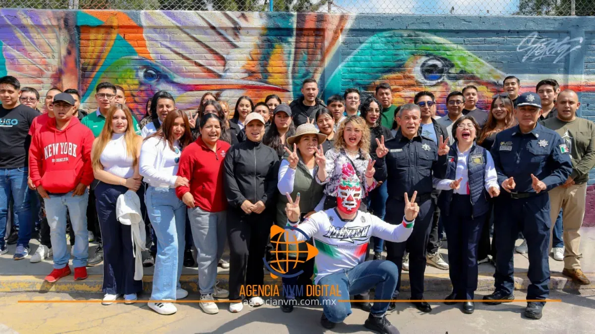 Presentan murales artísticos en Jornadas de Paz Texcoco