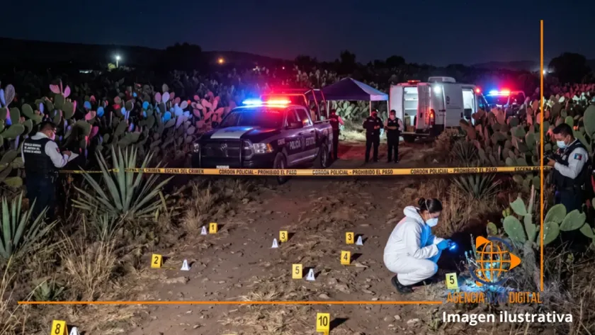 Investiga Fiscalía homicidio en Nopaltepec; hallan 18 casquillos percutidos