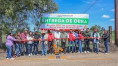 Entregan red de drenaje en Teotihuacán tras tres décadas