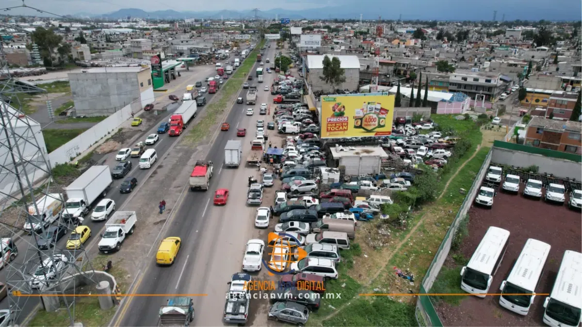Notifican a 30 deshuesaderos en Ecatepec para liberar vías  