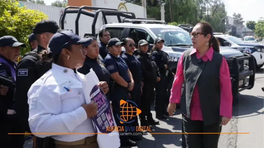 Supervisa Azucena Cisneros Operativo Red Violeta en Ecatepec