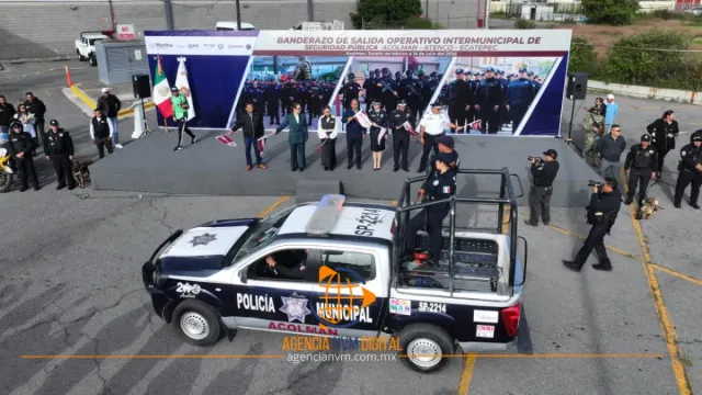 Lanzan operativo intermunicipal de seguridad en Acolman, Ecatepec y Atenco