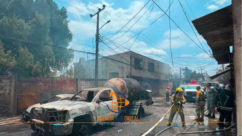 Activan Plan DN-III-E tras explosión de pipa en Cuernavaca