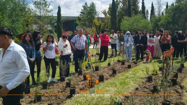 Transforman áreas verdes en el Centro Universitario UAEM Teotihuacán