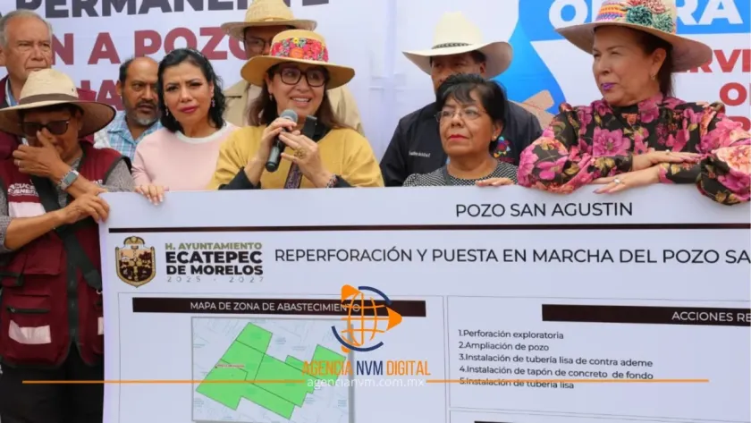 Ponen en operación pozo San Agustín para 43 mil habitantes