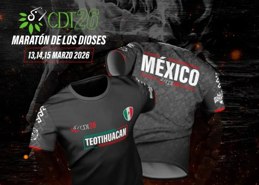 Presentan imagen oficial del Maratón de los Dioses 2026 en Teotihuacan