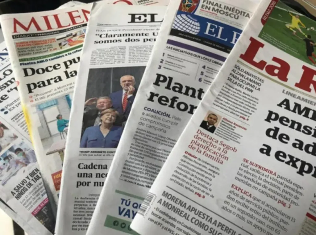 Primeras Planas de Periódicos Nacionales miércoles 13 de agosto 2025