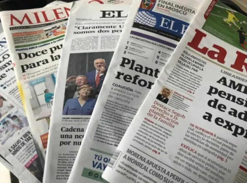 Primeras Planas Periódicos Nacionales martes 30 de septiembre de 2025