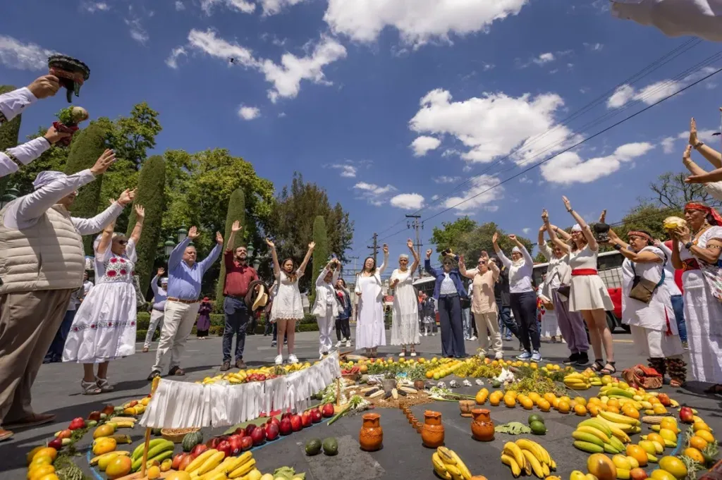 Promueven identidad cultural con ritual de Fuego Nuevo