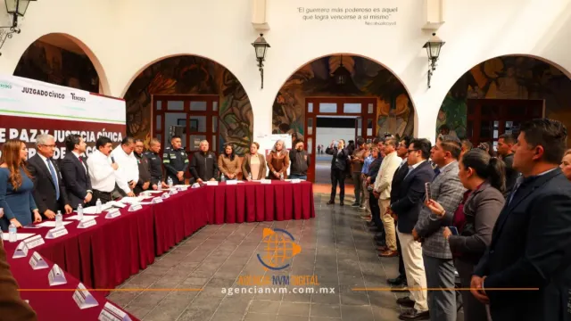 Promueven cultura de paz y justicia cívica en Texcoco