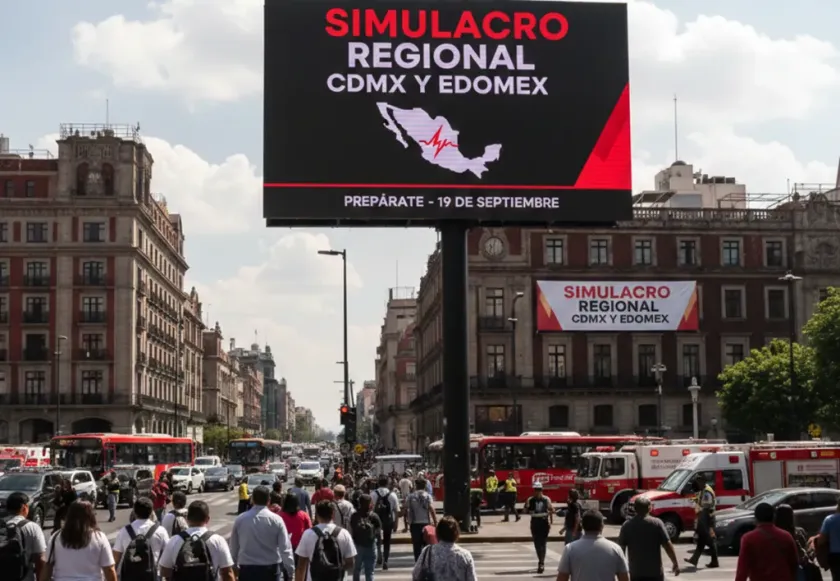Realizarán simulacro regional de sismo en el Estado de México este miércoles