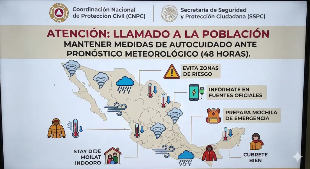 Recomiendan extremar precauciones ante descenso marcado de temperatura