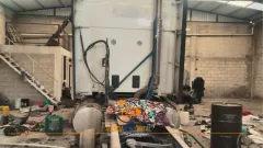 Desmantelan bodega con tráiler robado y detienen a cinco  