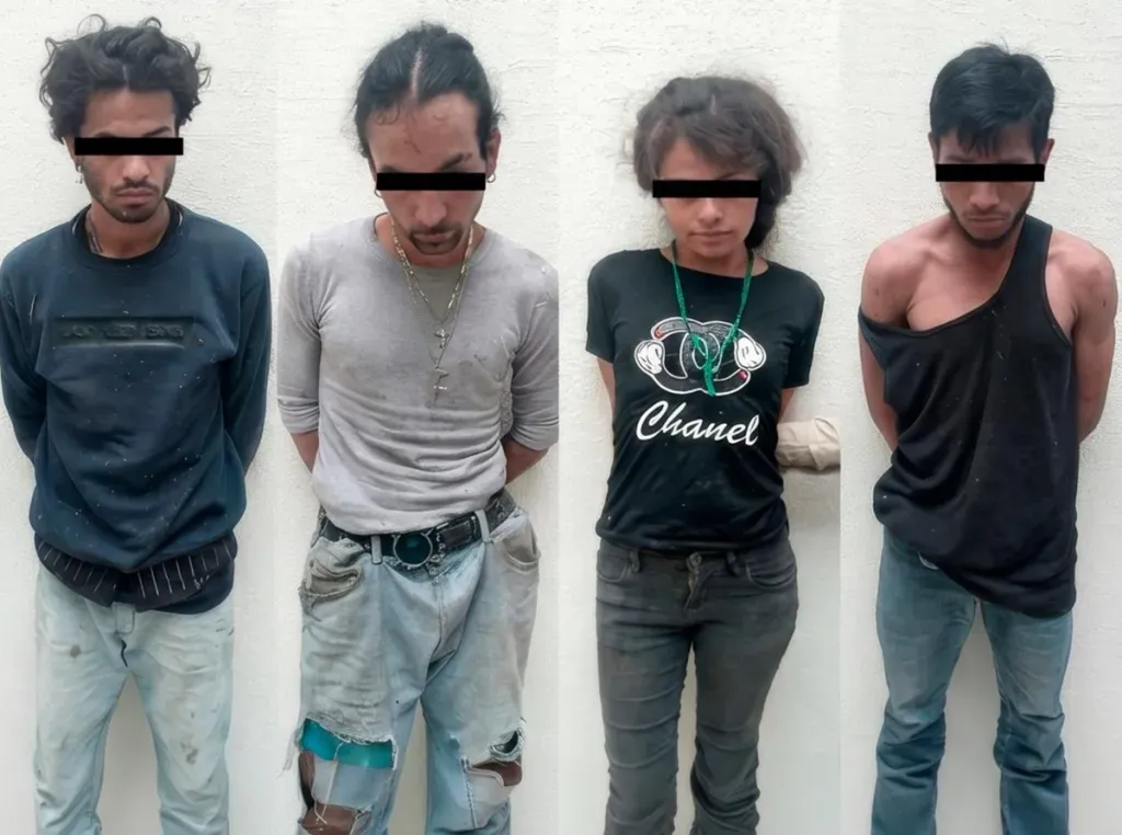 Recuperan equipo industrial tras persecución policial en fraccionamiento de Tecámac.