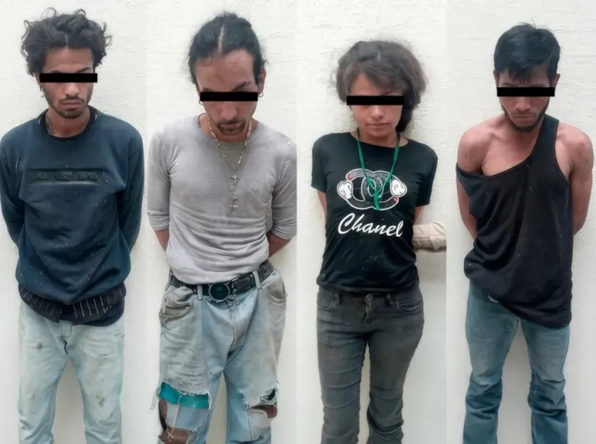 Recuperan equipo industrial tras persecución policial en fraccionamiento de Tecámac.