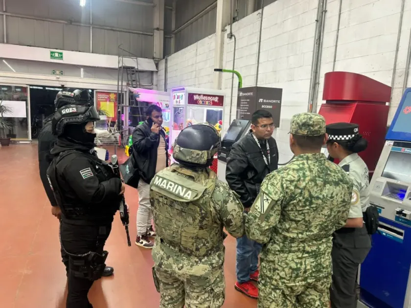 Refuerzan seguridad en zonas comerciales y bancarias de Ecatepec