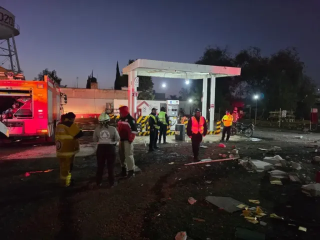 Reportan explosión en estación de carburación de Chalco