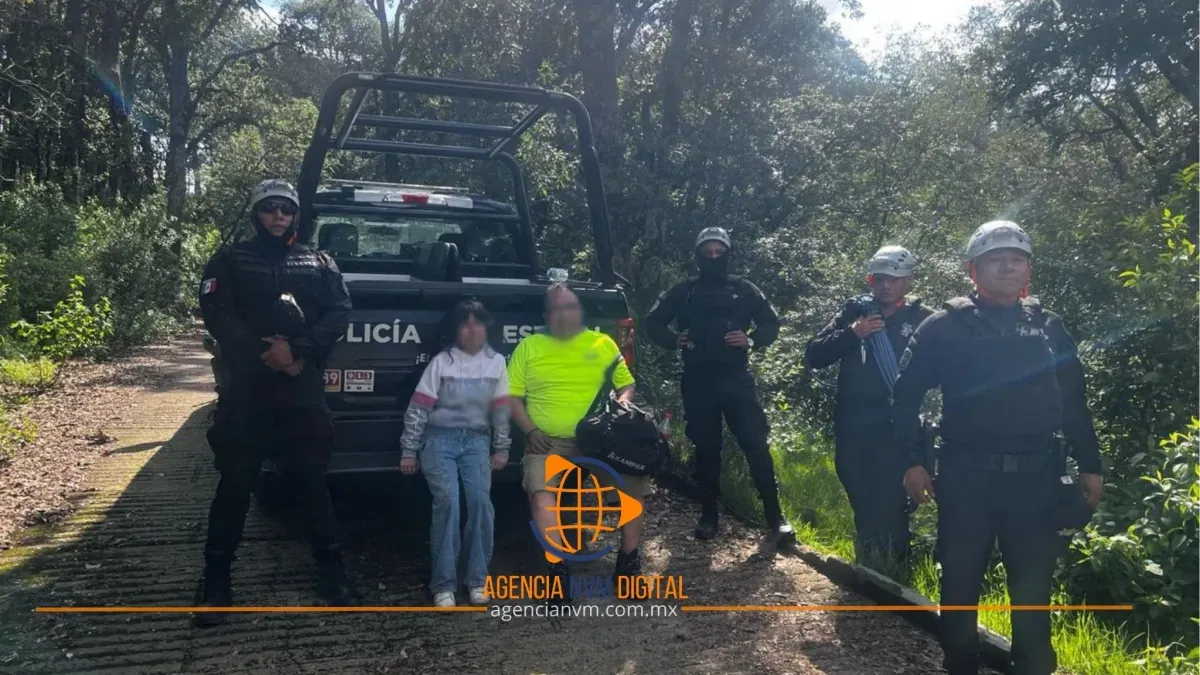 Localizan a hombre y menor perdidos en la Sierra de Guadalupe