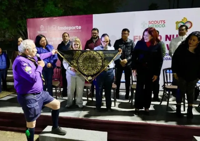 Respalda alcaldesa Rosi Wong a juventudes Scouts del Valle de México