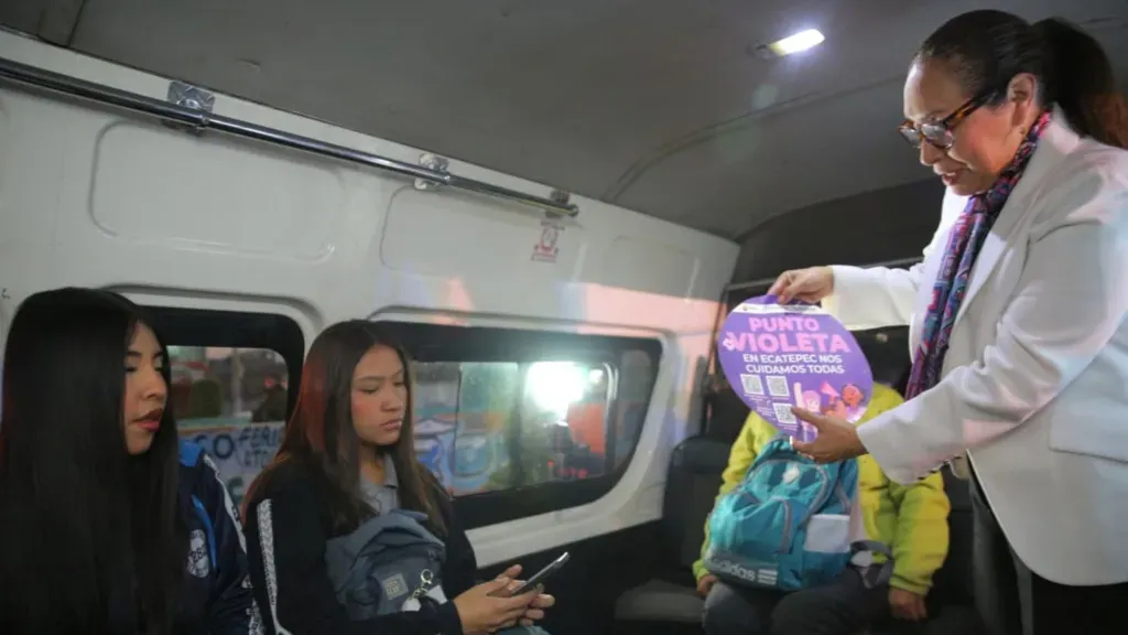 Supervisa Azucena Cisneros operativo Transporte Seguro en Ecatepec