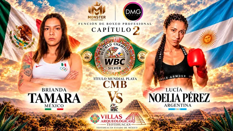 Prometen nocaut en histórica velada de boxeo en Teotihuacán
