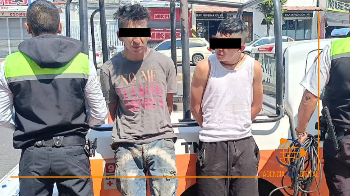 Capturan a dos sujetos por robo en la México-Pachuca
