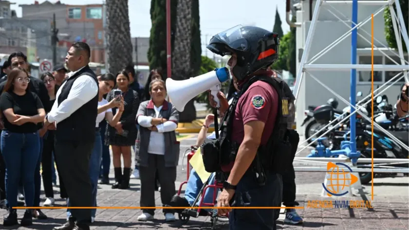 Encabeza Rosi Wong simulacro en Tecámac