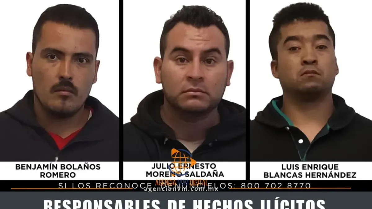 Dan más de 23 años de cárcel a tres asaltantes en Tecámac   