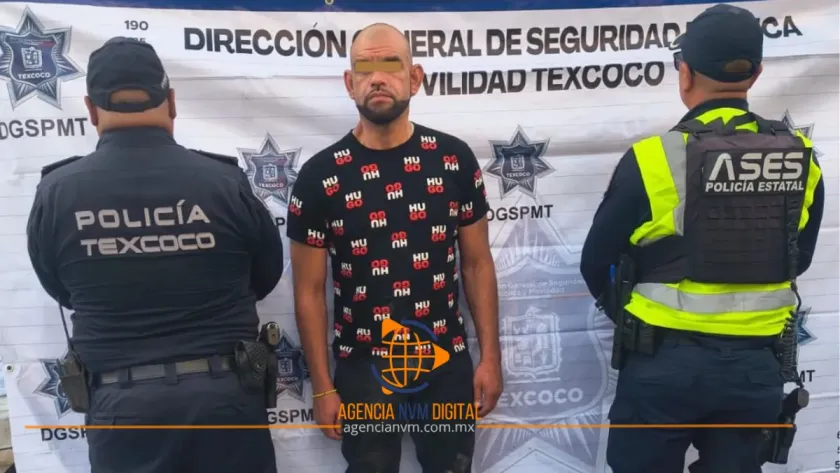 Capturan en Texcoco a sujeto con orden de reaprehensión