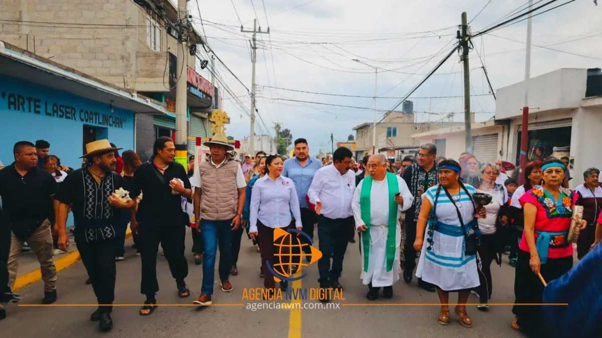 Entrega Gobierno de Texcoco rehabilitación vial en Coatlinchán