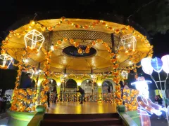 Encienden alumbrado monumental por Día de Muertos 
