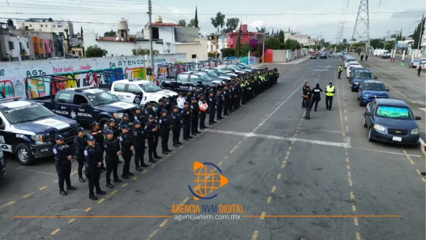 Despliegan operativo vacacional coordinado en el municipio de Texcoco