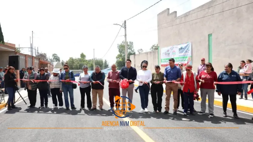Transforman vialidades en comunidades de Teotihuacán con obras integrales
