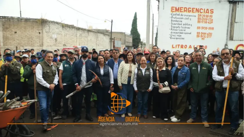 Recolectan 400 toneladas de residuos en Tecámac durante limpieza