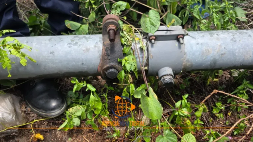 Clausura Sapase tres tomas clandestinas de agua en Ecatepec  