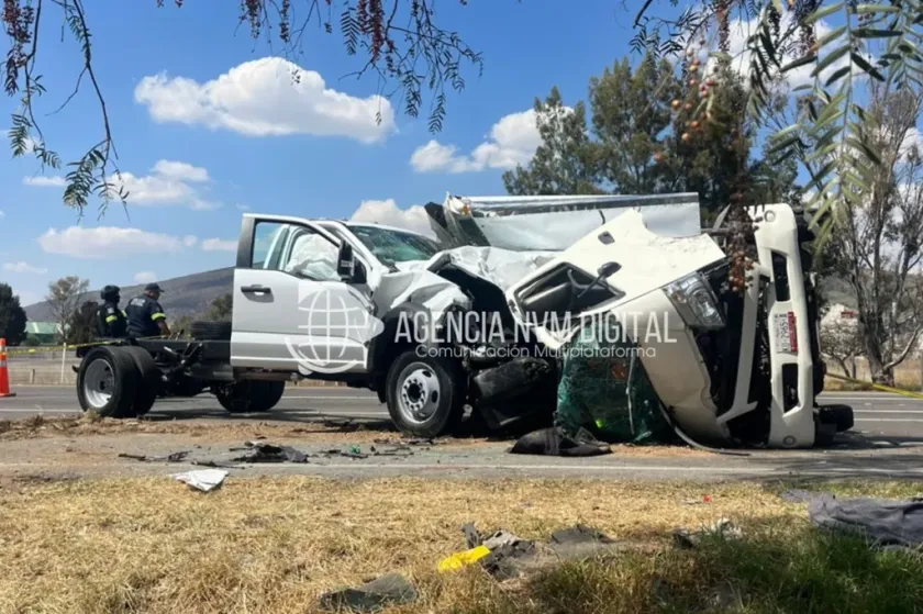 Tragedia en la México-Tulancingo: Choque frontal deja una mujer muerta y un herido de gravedad