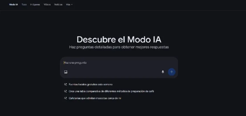 Transforma Google búsquedas en español con inteligencia artificial