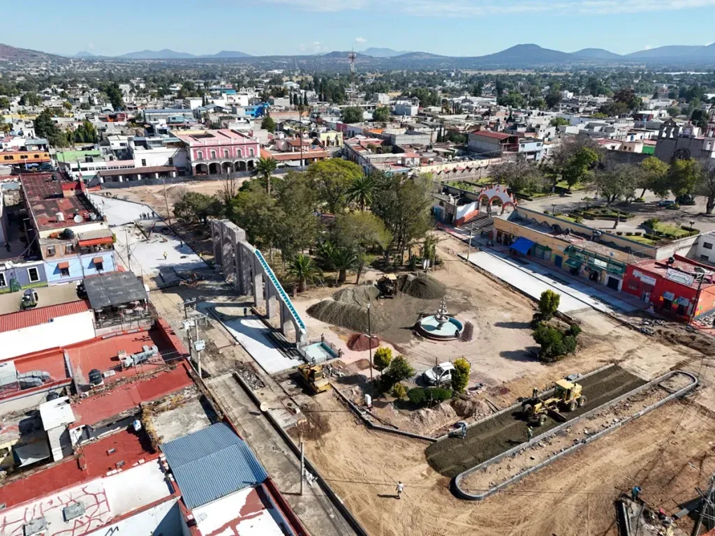 Transforman imagen urbana de Otumba con inversión millonaria