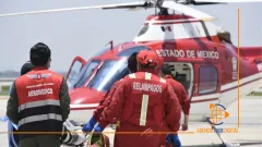 Coordinan traslado aeromédico de niño oaxaqueño al AIFA