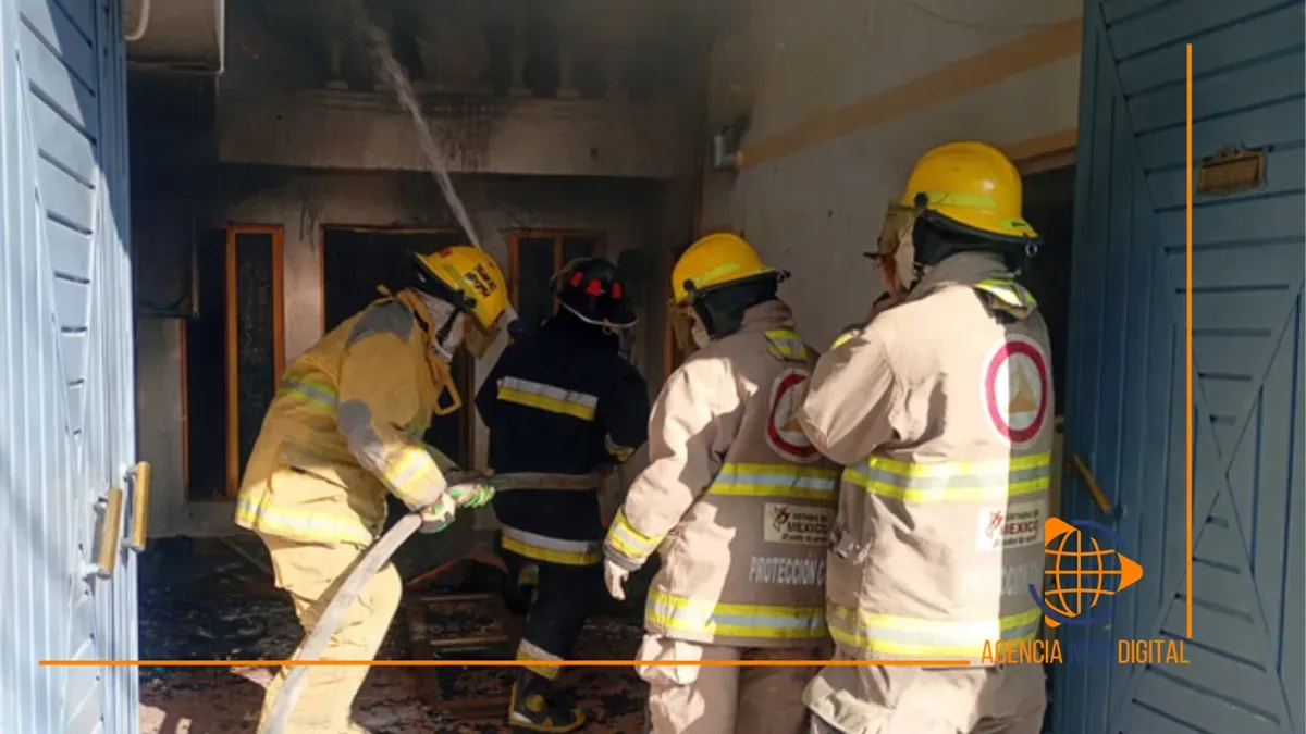 Auxilian a lesionado tras estallido de pirotecnia en Tultepec.
