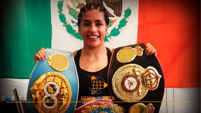 Brilla mexicana Estefany Alegría y unifica campeonatos mundiales
