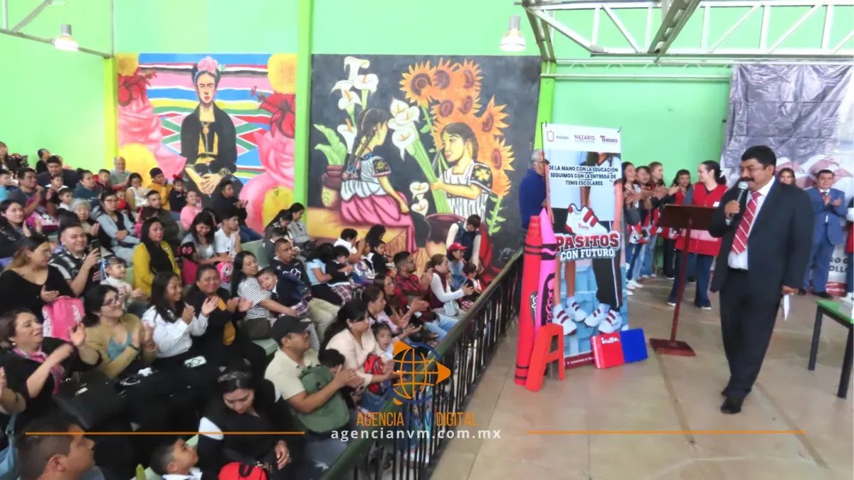Entregarán 30 mil pares de tenis en escuelas públicas de Texcoco 