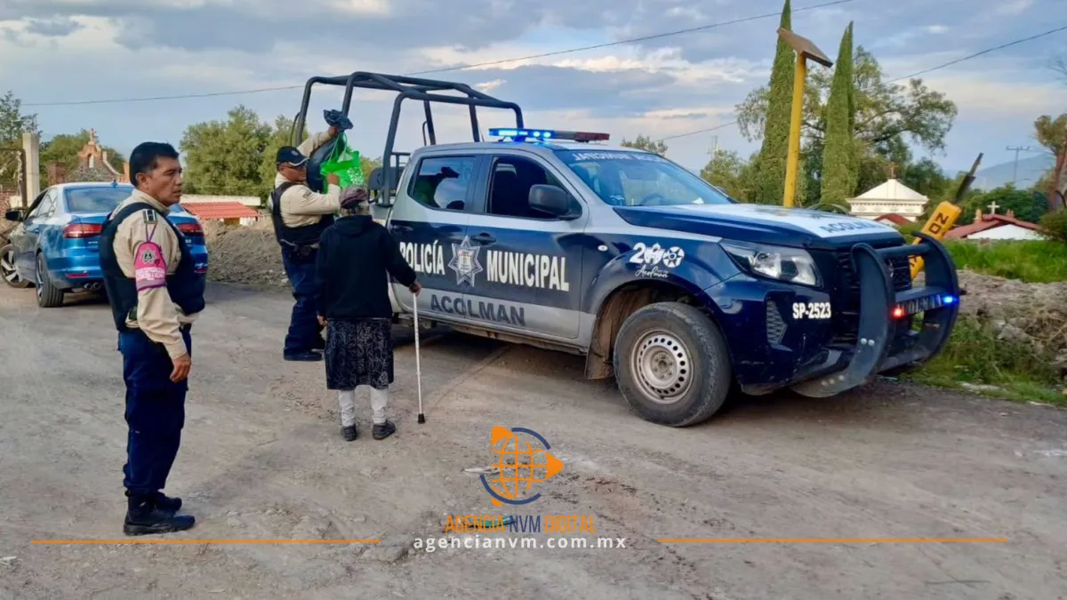 Salva Guardia Civil a adulta mayor desorientada en Azcatepec
