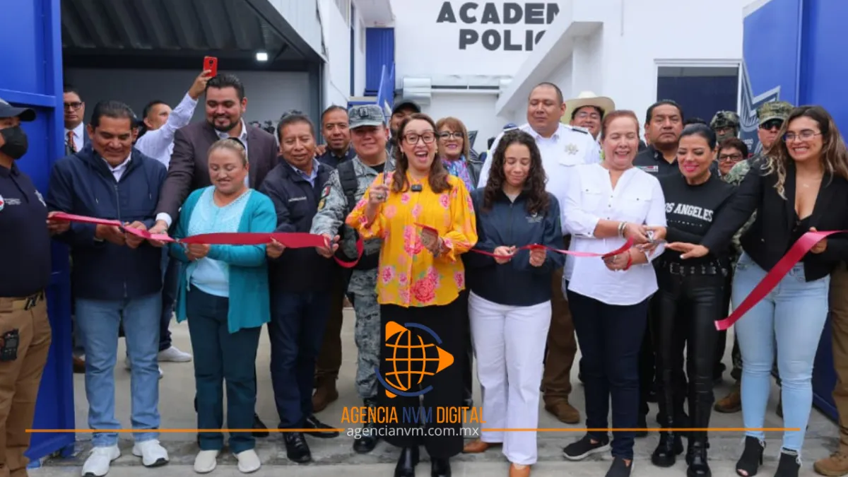Busca Ecatepec profesionalización policial con moderna academia remodelada
